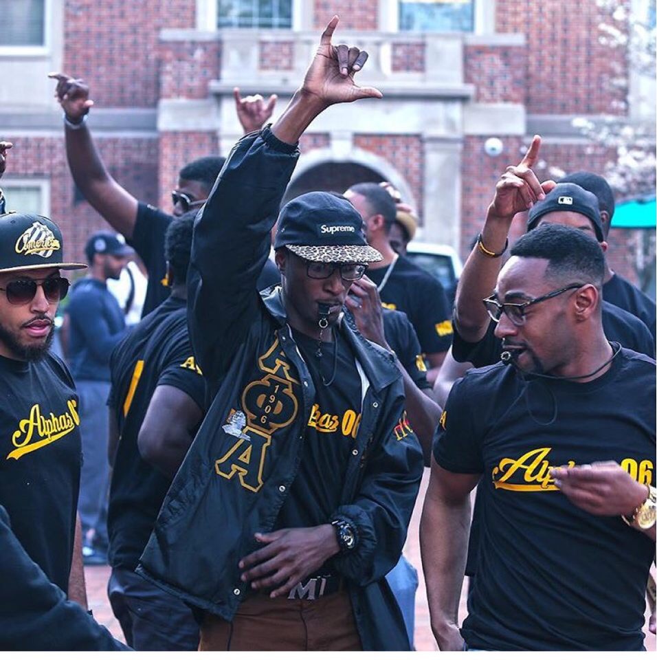 Eta Omicron brothers on campus